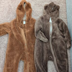 Cozy Brown Kids One Piece